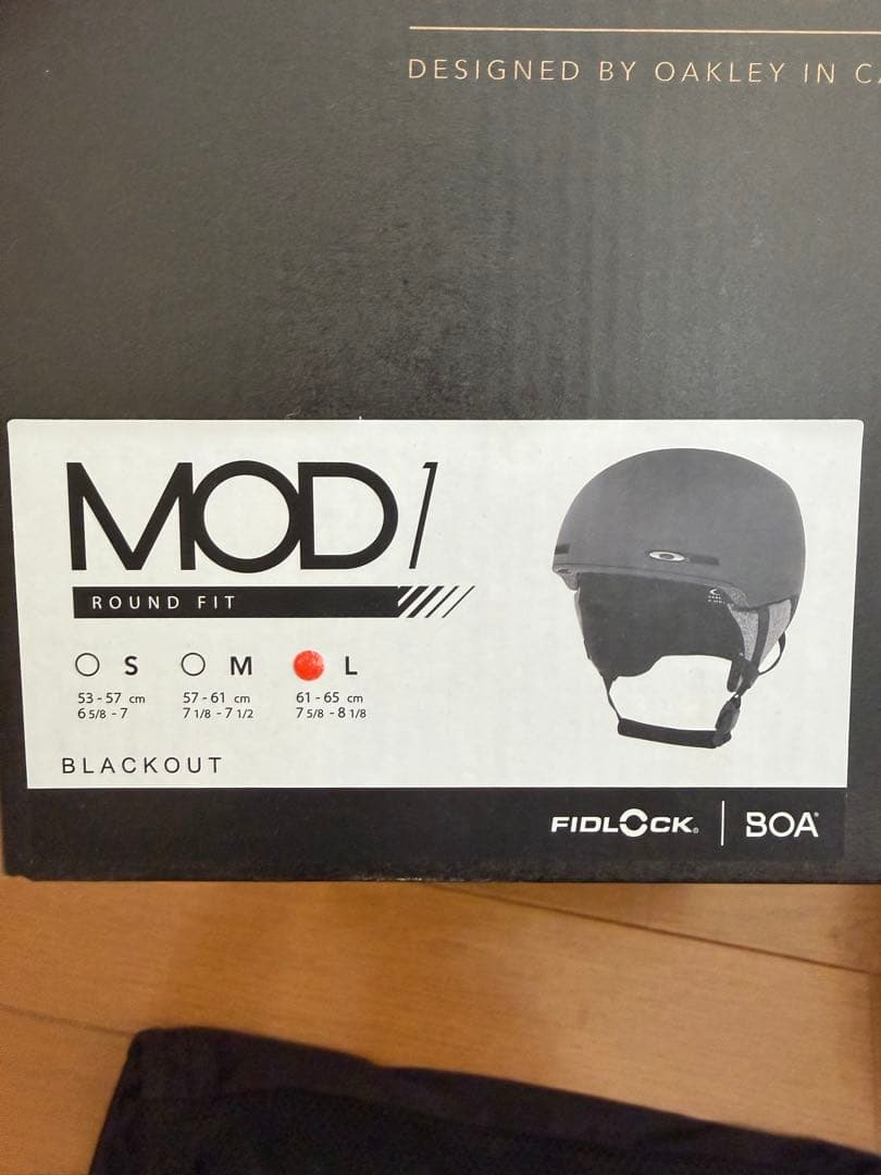 オークリー OAKLEY MOD 1 ヘルメット マットブラック Lサイズ