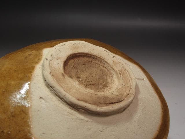 ☆加藤孝造　黄瀬戸茶碗　清風　堀内流　十二代兼中斎宗完花押がございます☆y579