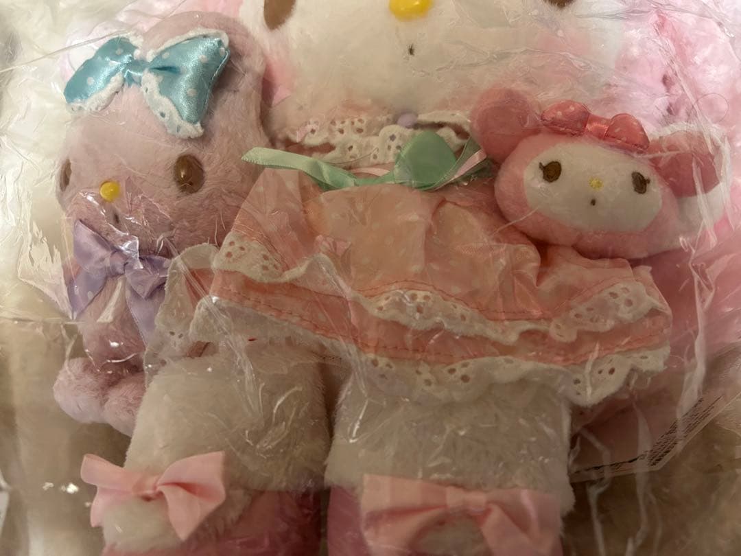 未開封　マイメロディ おめかしシリーズ　ぬいぐるみDX