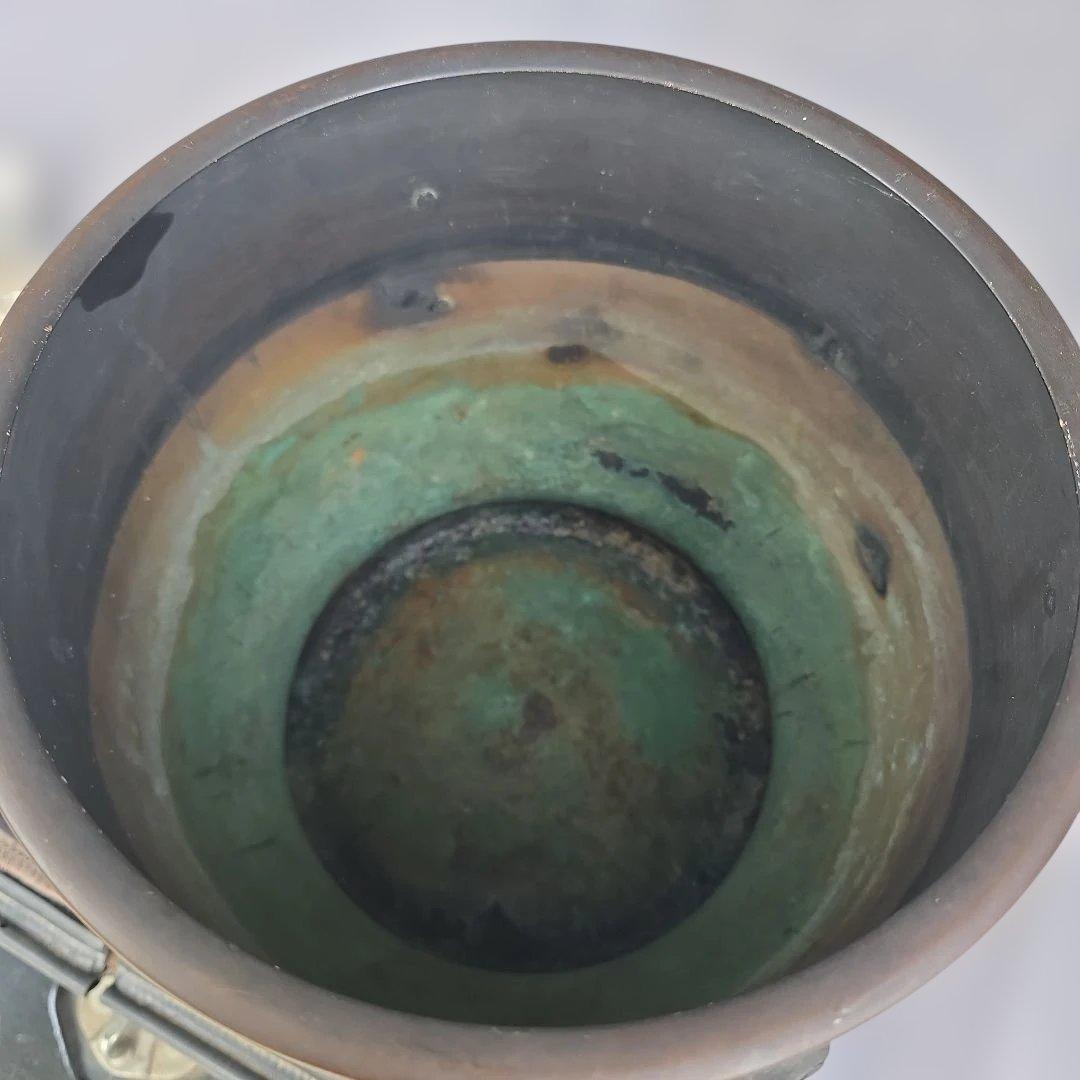 昭和 火鉢 真鍮 記念品