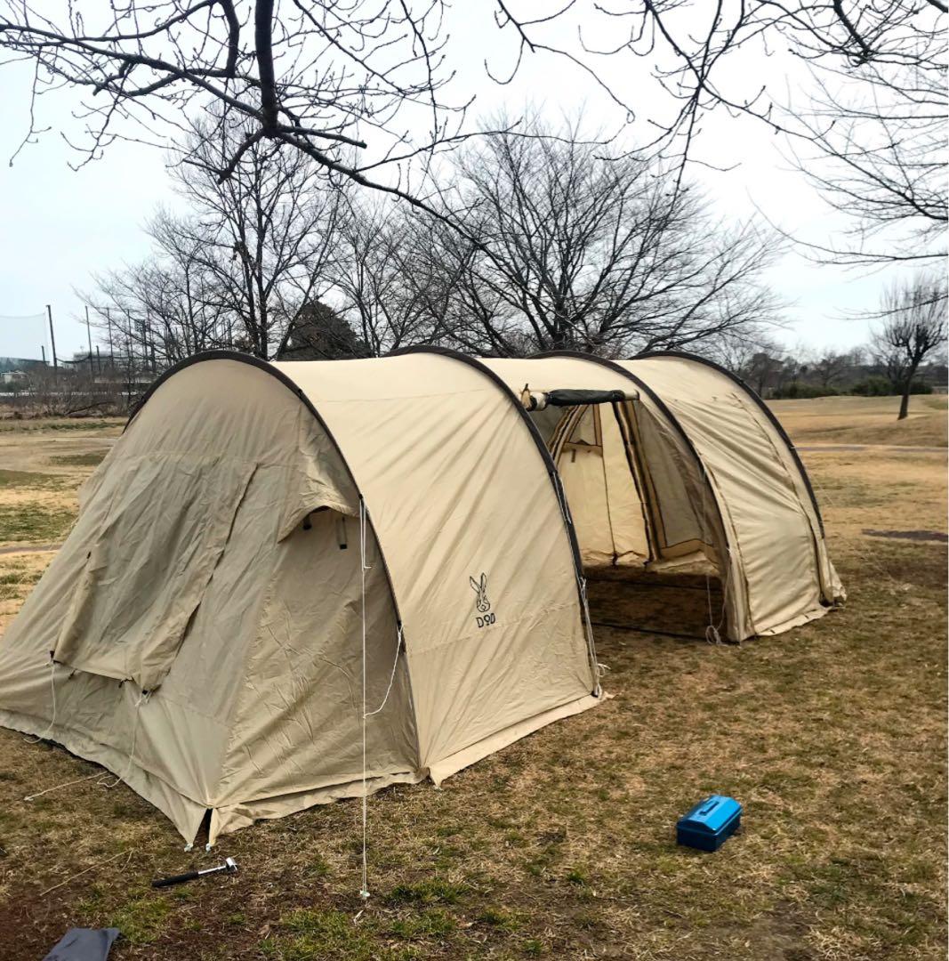 美品　DOD カマボコテント2 タン