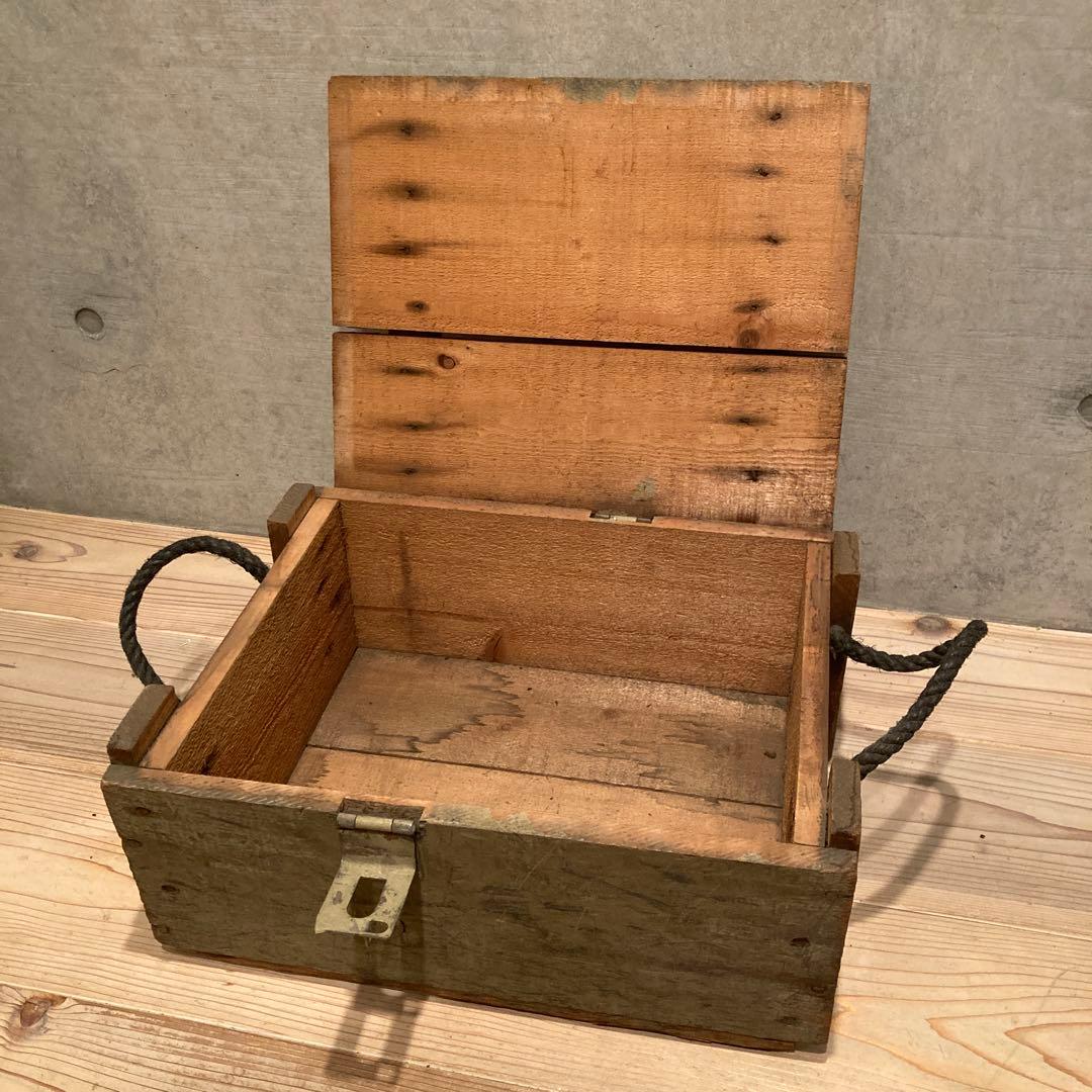 ブレイズ 　US アンティーク 木箱 ヴィンテージ　弾薬箱　工具箱 用具箱