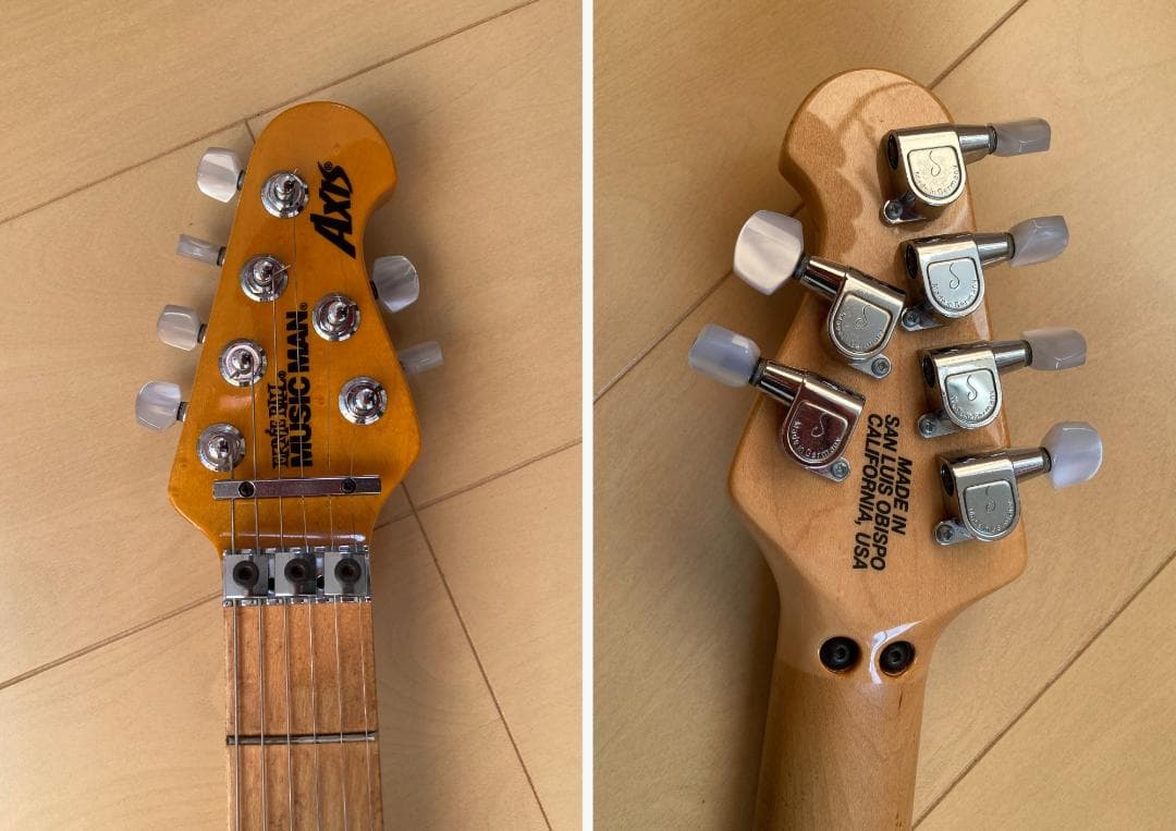 ギター MusicMan Axis USA Custom Made Trans Gold