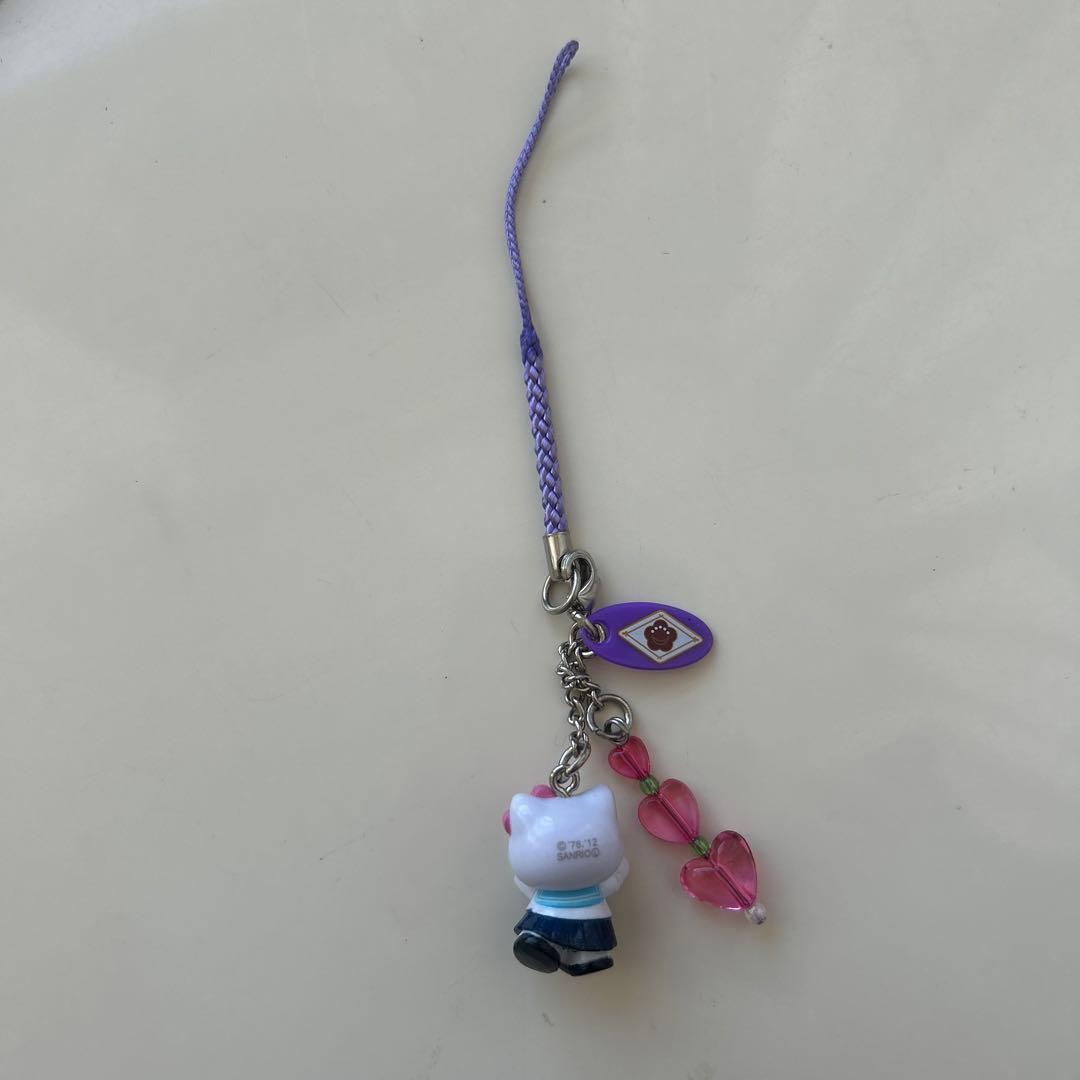 ハローキティ 夕陽丘高校限定 ストラップ