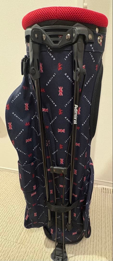 すずき エコ配価格Admiral ゴルフバッグ・キャディバッグ ネイビー