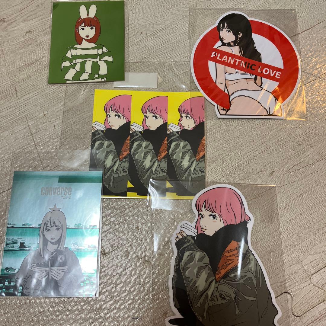 backside works. ステッカー5種セット