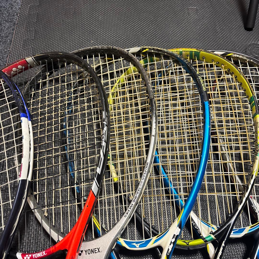 軟式テニスラケット 7本まとめ売り