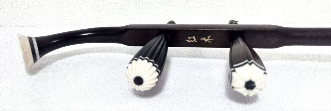 古月琴坊 紅木 二胡 ニシキヘビ皮 ER-400【訳アリ美品】