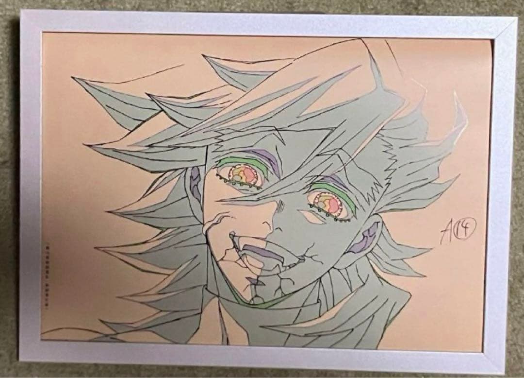 鬼滅の刃 童磨（どうま） ビジュアルアートパネル 額装品 ufotable