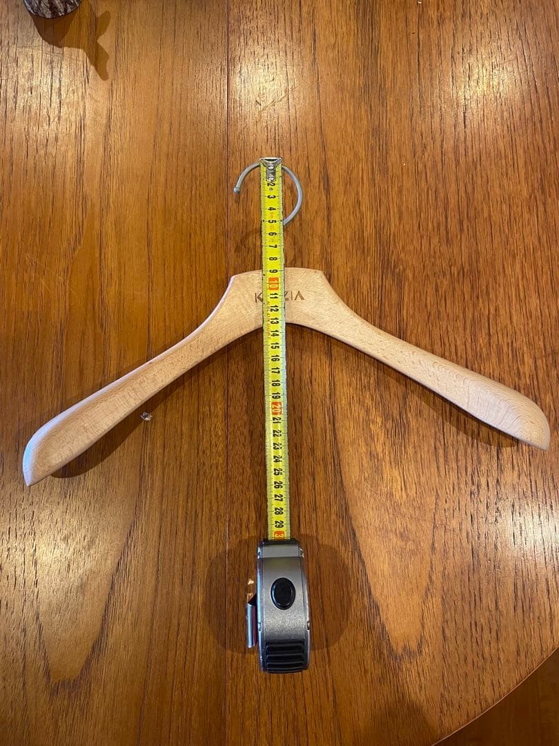 天然木ハンガー　木製ハンガー　25本