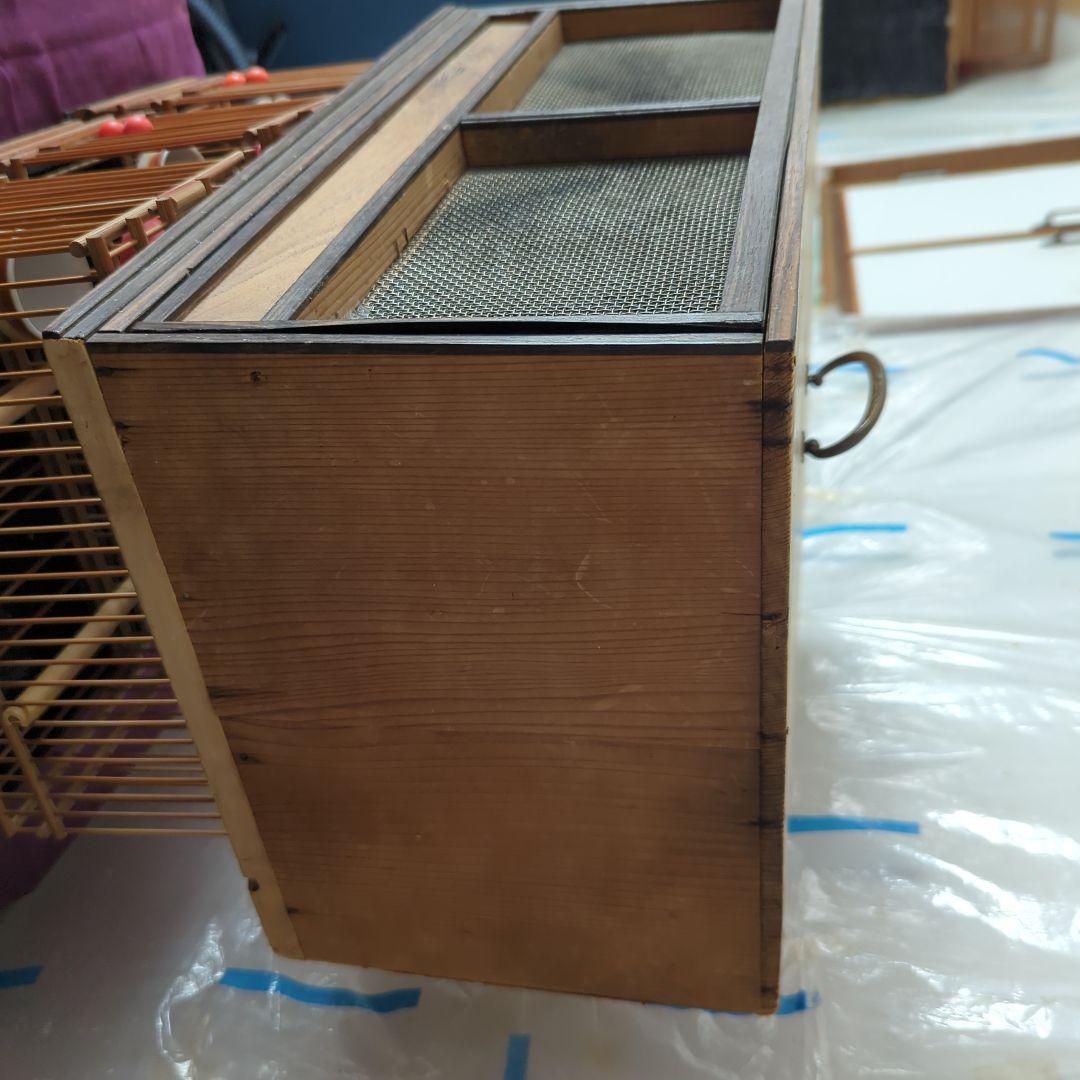 鳥籠　３セット。３羽用寝桶