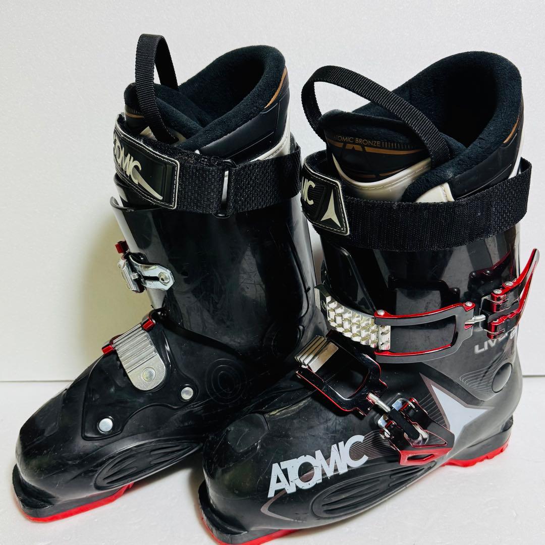 26-26.5cm ATOMIC スキー ブーツ ブラック黒色初心者格安特価