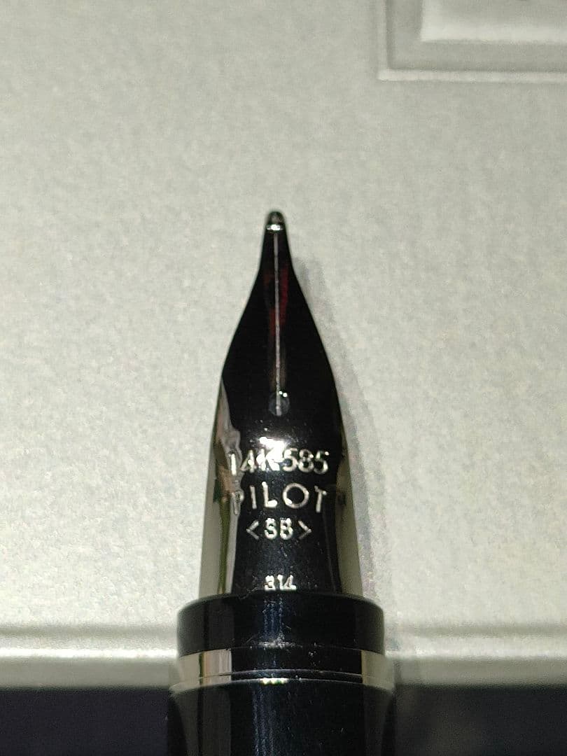 PILOT パイロット 万年筆 エラボー ELABO 14K SB (太軟)