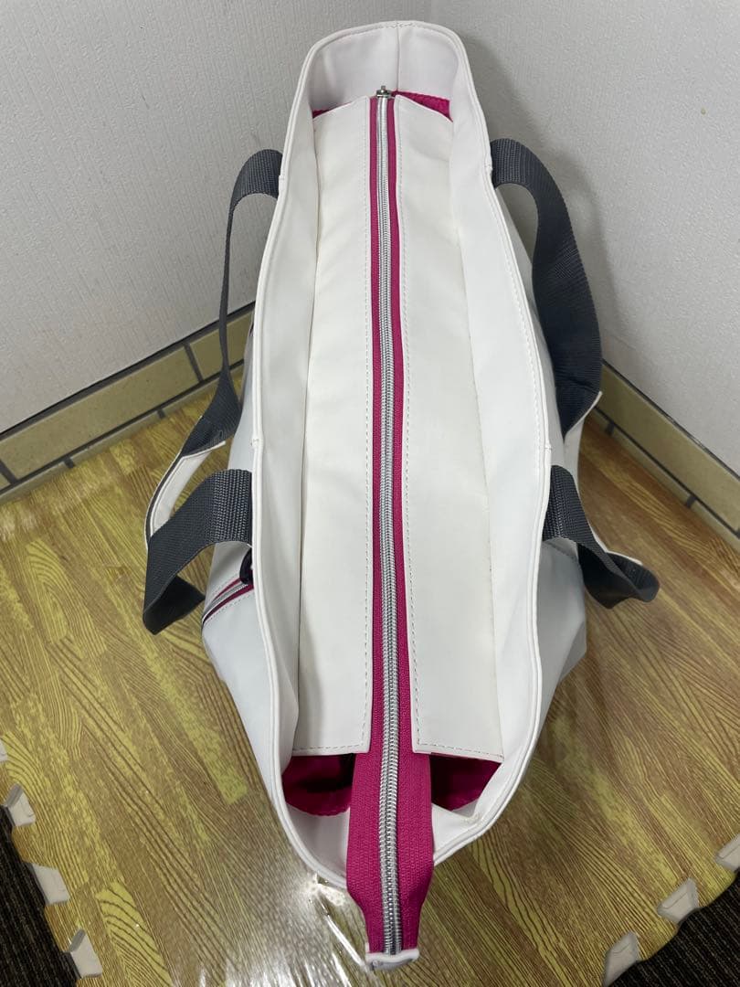 【2点セット】 PING ゴルフトートバッグ&カートバッグ ホワイト/ピンク