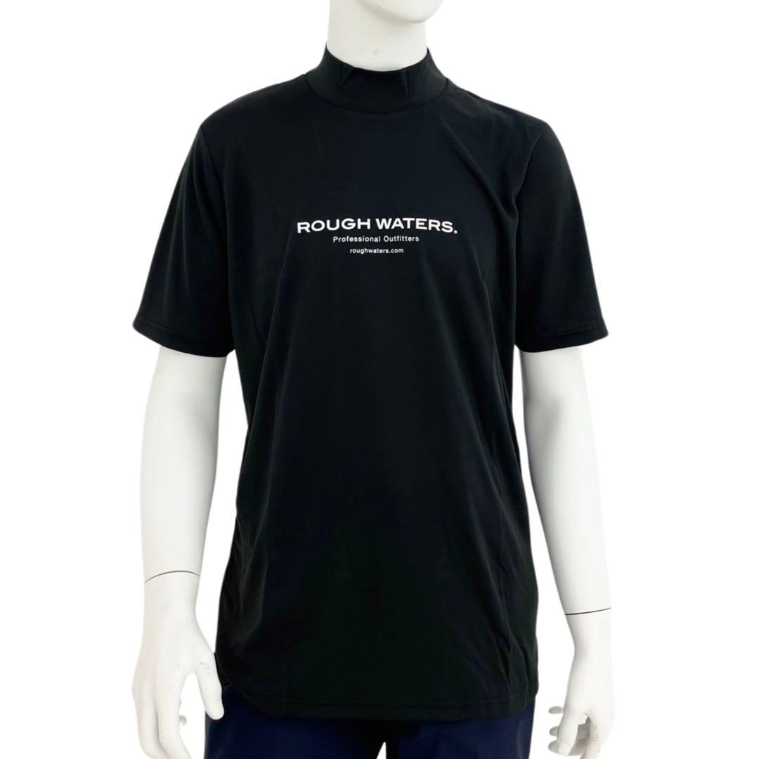 エリートグリップ　ROUGHWATERS 半袖モックネック　ブラック　LL