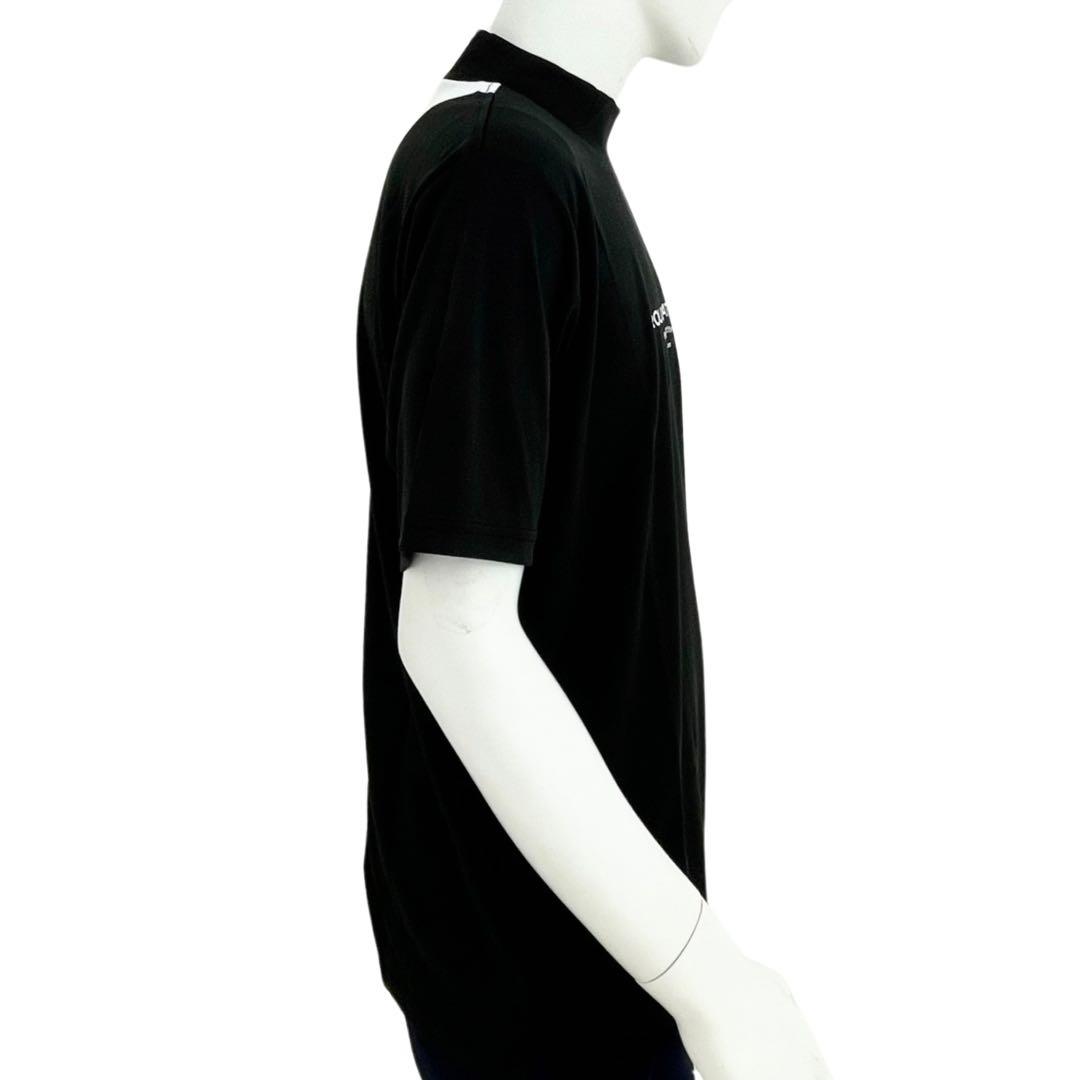 エリートグリップ　ROUGHWATERS 半袖モックネック　ブラック　LL