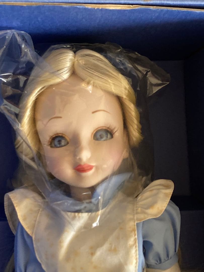 激レア【未使用】TDL 東京ディズニーランド　不思議の国のアリス　ビスクドール