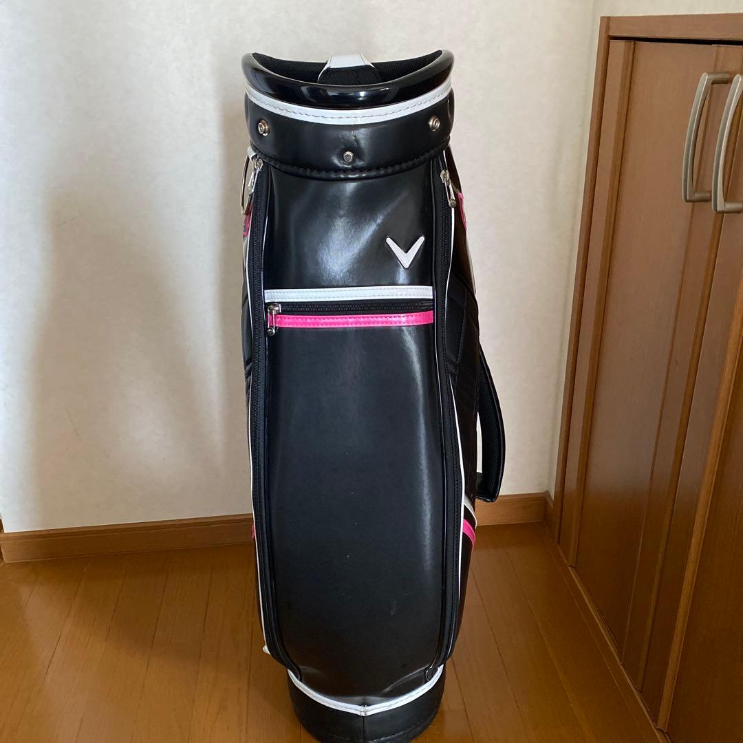 Callaway ゴルフバッグ レディース ブラック ピンク