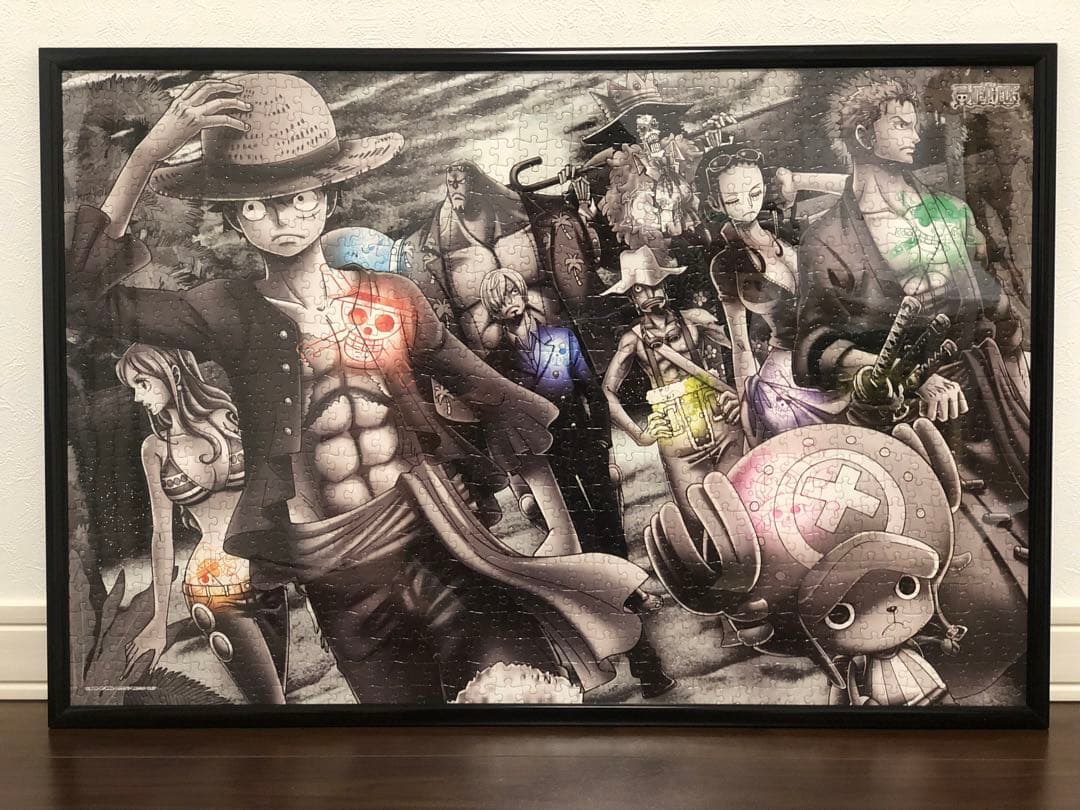 即部屋に飾れます！【組立て済品】1000ピース ジグソーパズル ワンピース 上陸