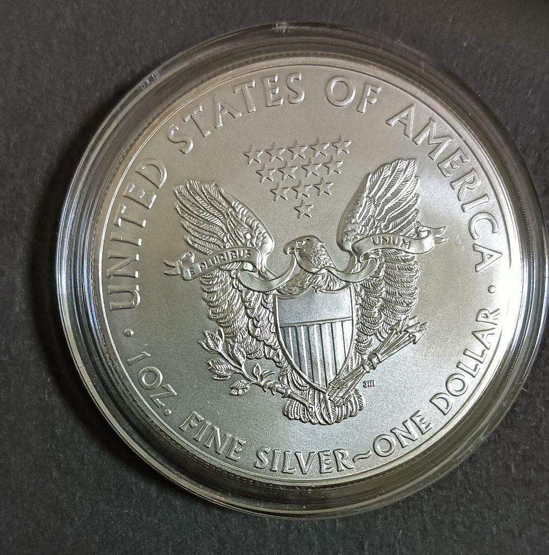 ☆☆米国イーグル銀貨(１oz)お得な３枚セット☆☆カプセル入り