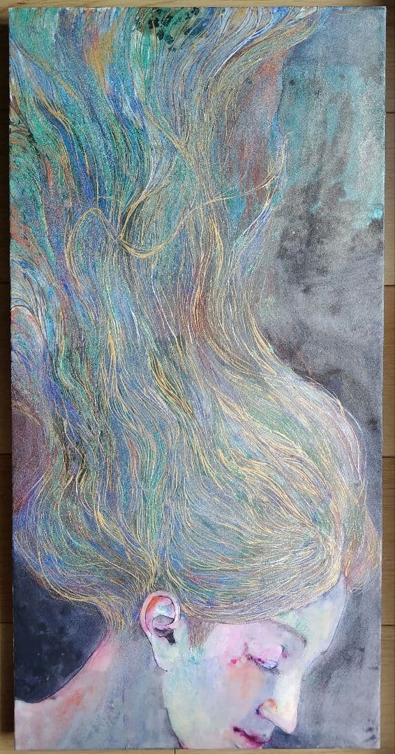 【日本画・真作】ラプンツェル ser.1（ざきやま千尋）