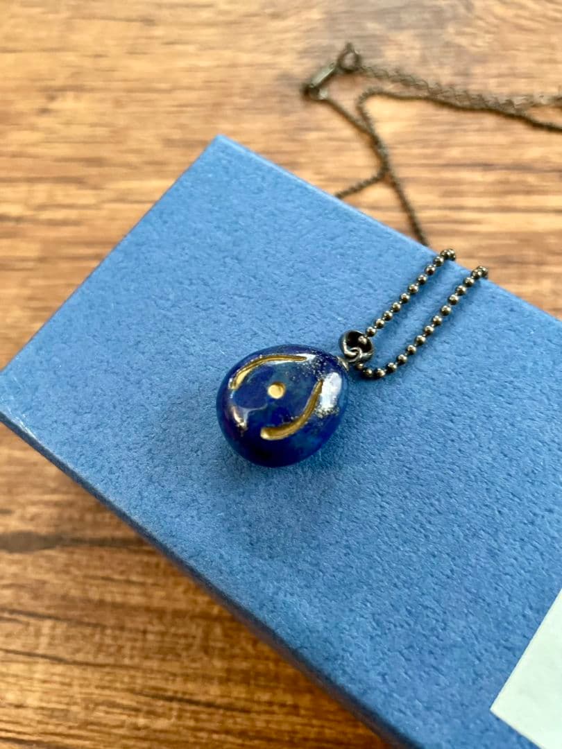 天空の城ラピュタ 飛行石 ネックレス ラピスラズリ @NIBARIKI