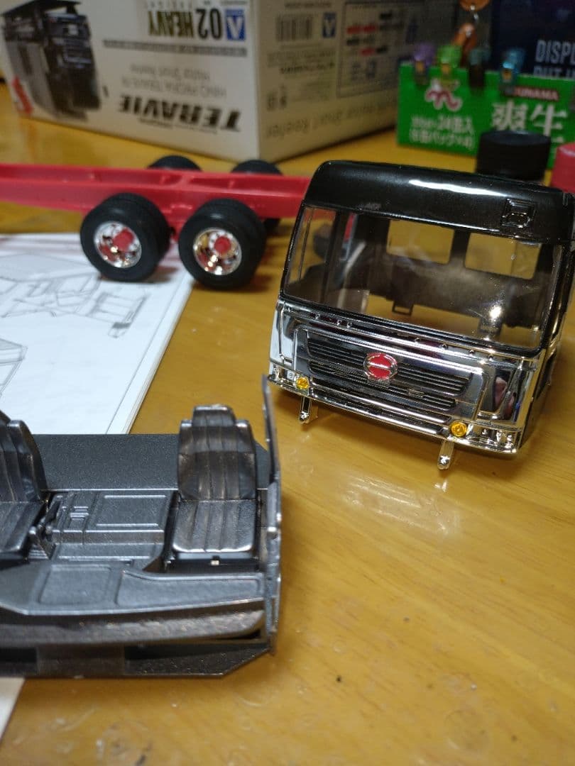 アオシマプラモデル完成品日野プロフィアテラヴィFRハイスター短尺冷凍サーモキング