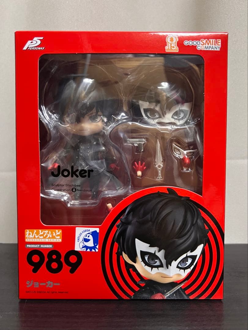 新品未開封ねんどろいどペルソナ5 主人公制服Ver.ジョーカー雨宮蓮