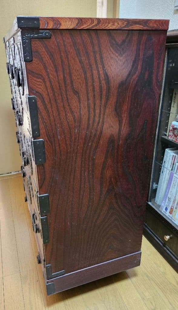 岩谷堂タンス 岩谷堂車箪笥 車箪笥 民芸家具 鍵2本付き