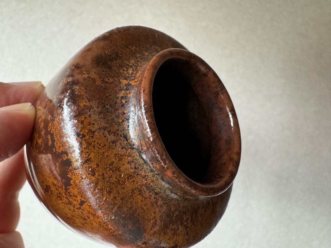 古瀬戸　真如堂茶入　茶道具