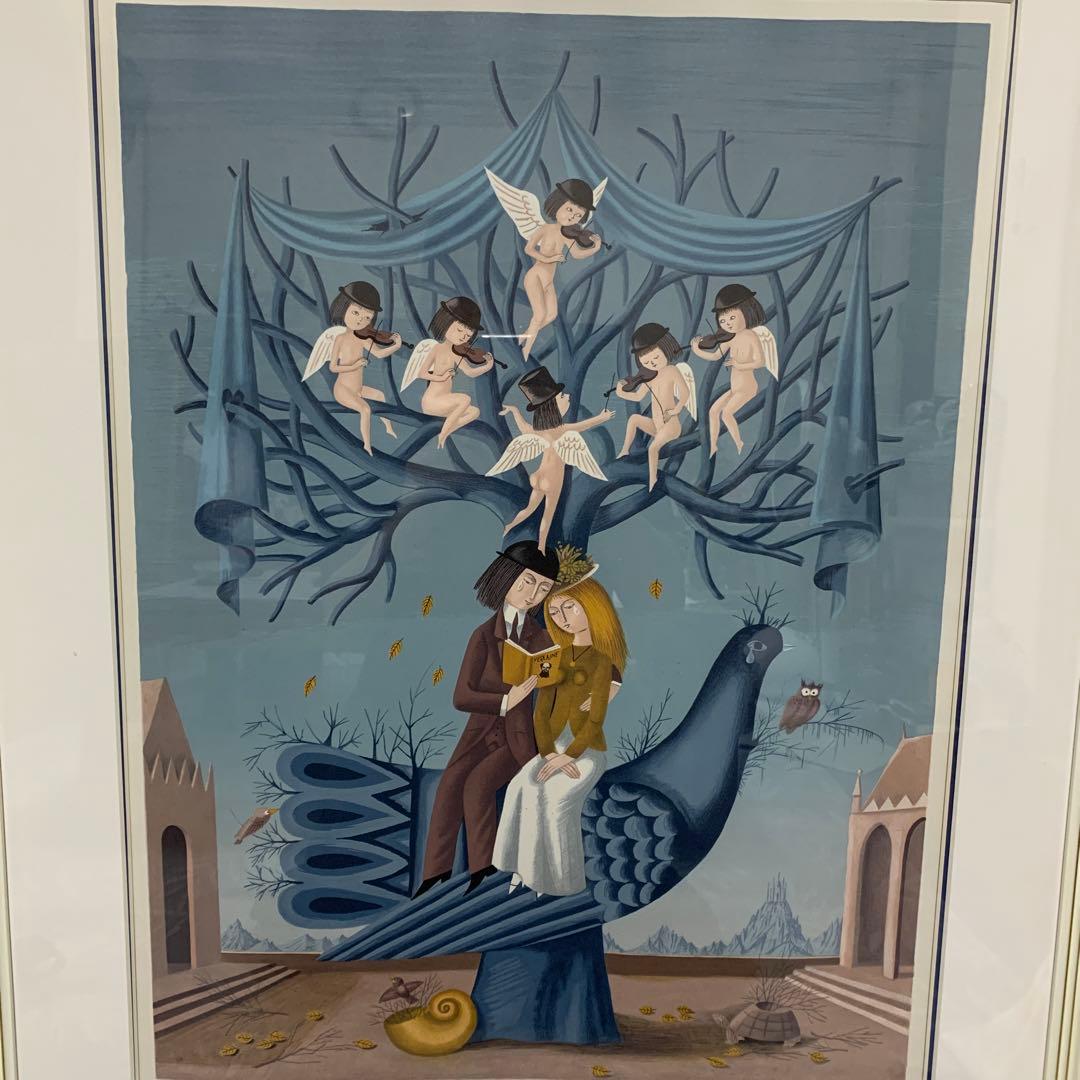 恋人たち リトグラフ 108/600 1985年発行