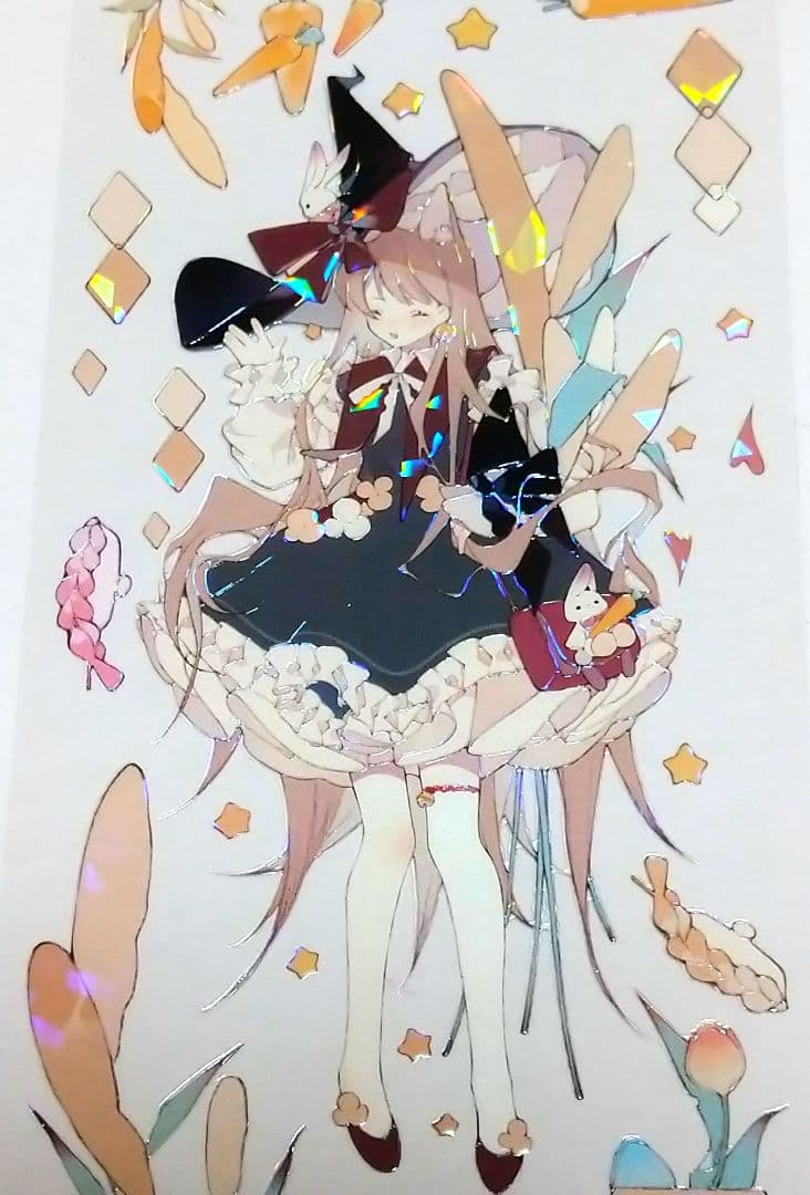 のこり１✩J830＃小萝莉(贝壳光)田小宝的星空切り売り海外人物マステ女の子