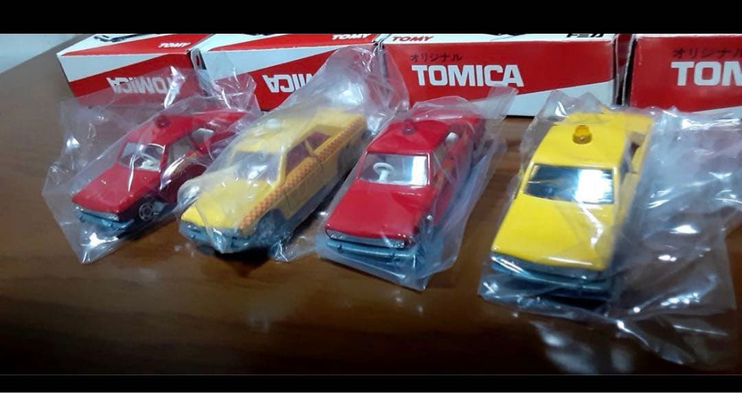 【4台セット】トミカ　オリジナルブルーバード　1/64 消防庁　日本道路公団他