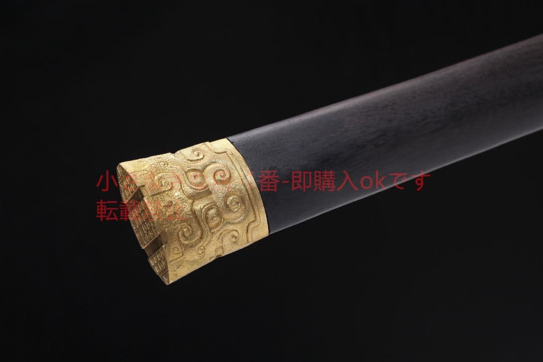 経典銅装漢剣八面百錬文紋鋼 古兵器 武具 刀装具 日本刀 模造刀 居合刀