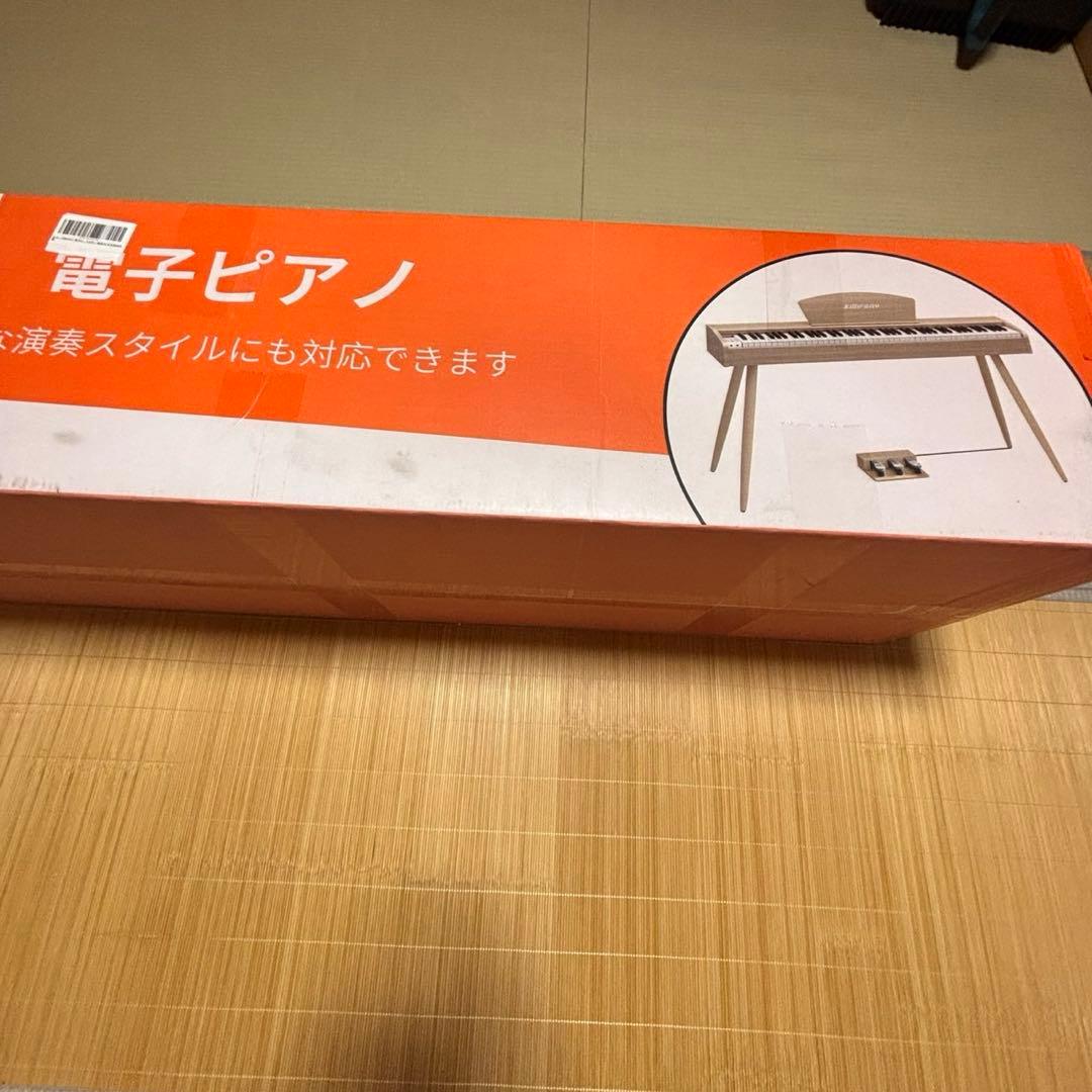 KIMFBAY 電子ピアノ 88鍵盤 ハンマーアクション鍵盤 木製 3本ペダル