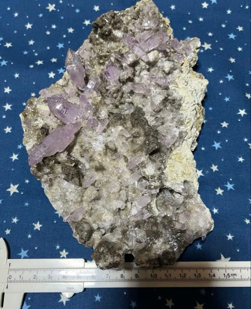 ＊8日まで＊ メキシコ ベラクルス州産 ベラクルスアメジスト 母岩付き原石