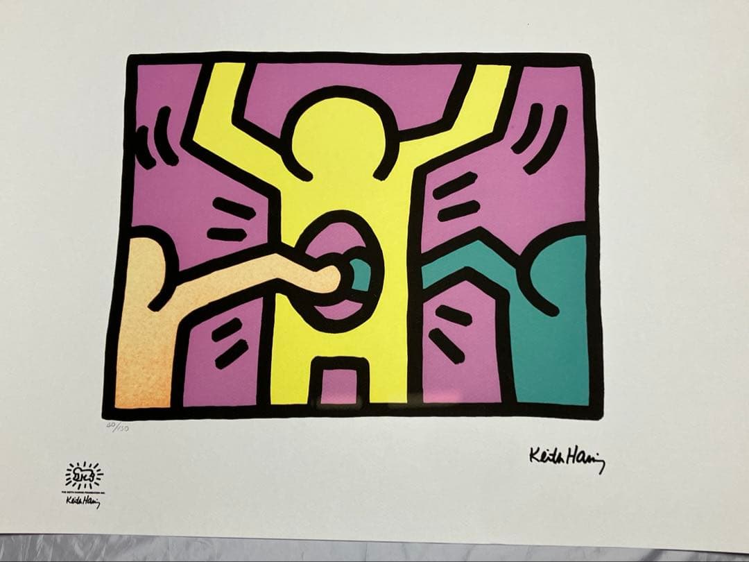 n*i様 限定150枚 キース・ヘリング （模写）KEITH HARING【送料
