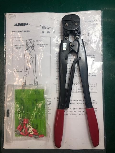 AMP/アンプ　圧着工具　圧着機　22-16　PIDG　ほぼ未使用