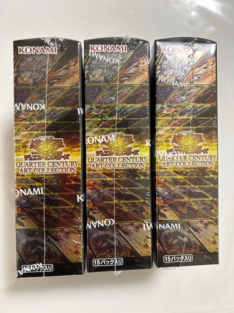 遊戯王 ART COLLECTION シュリンク付き　3BOX 未開封