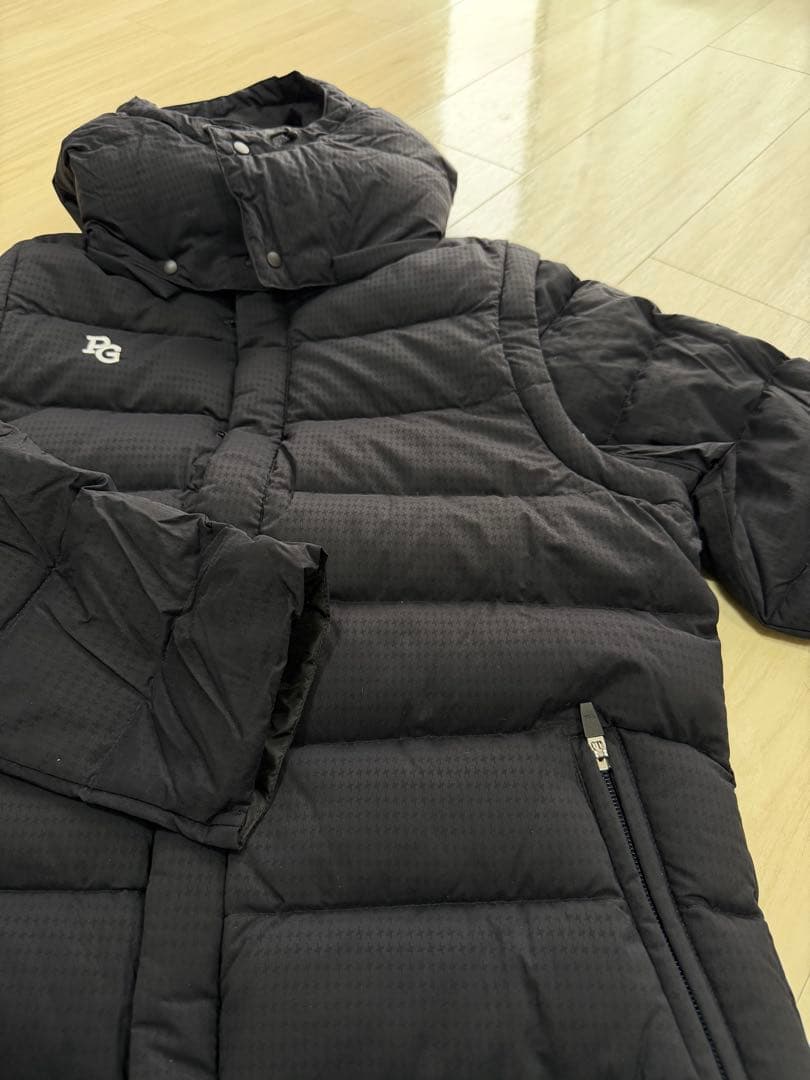 PEARLY GATES ブラック ダウンベスト