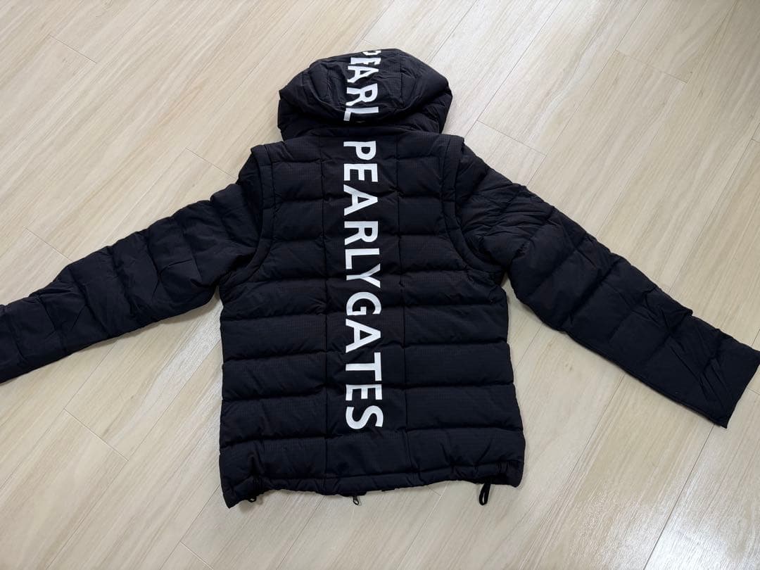 PEARLY GATES ブラック ダウンベスト