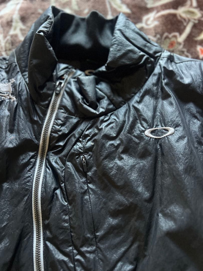 【レア美品】オークリー スカル ダウンベスト XL