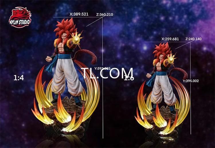 新品未開封『ドラコンボール』　超サイヤ人4 ゴジータ　ガレージキット スタチュー