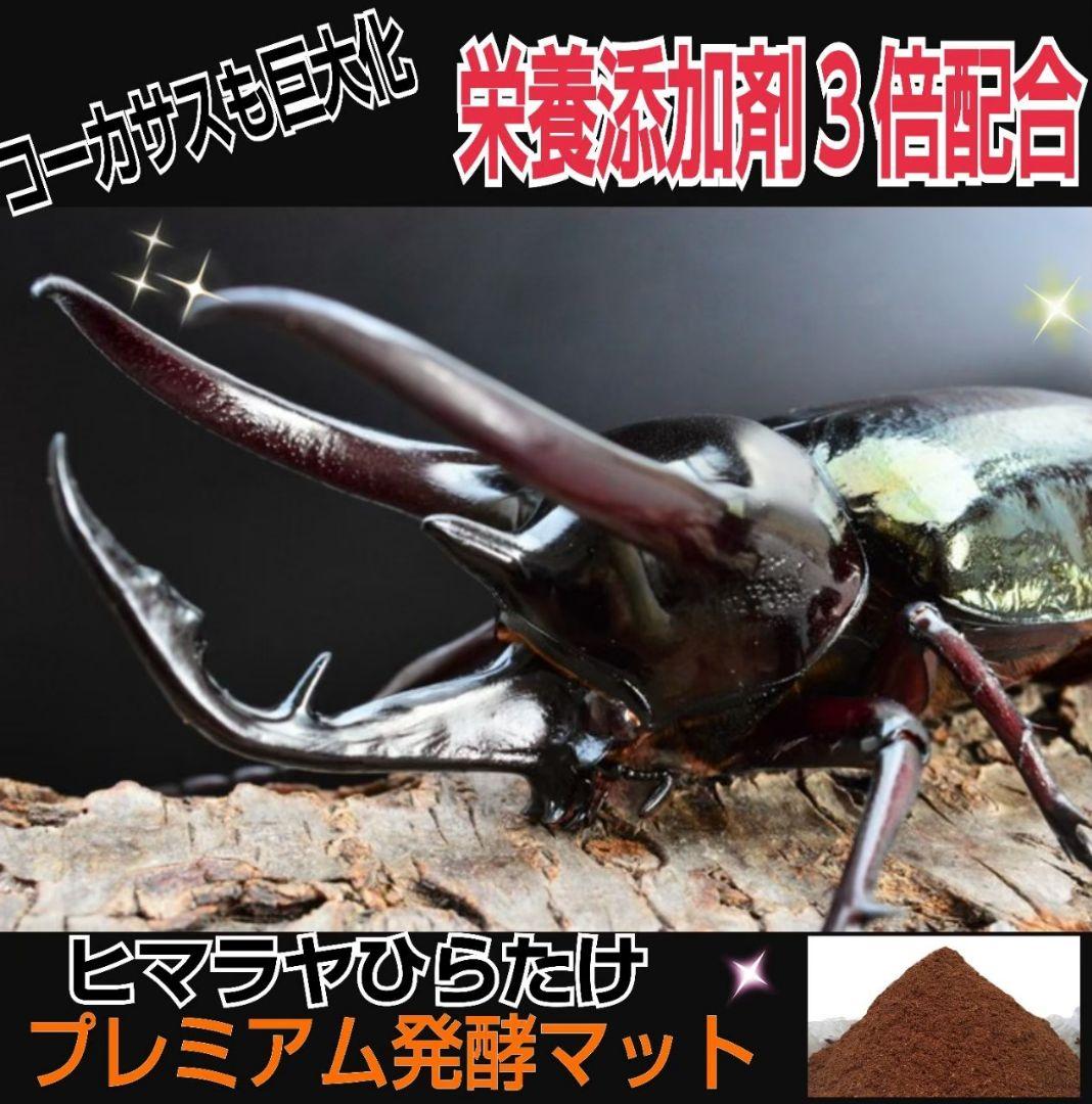 特選！プレミアム3次発酵カブトムシマット【たっぷり6袋】幼虫の餌・産卵に抜群！
