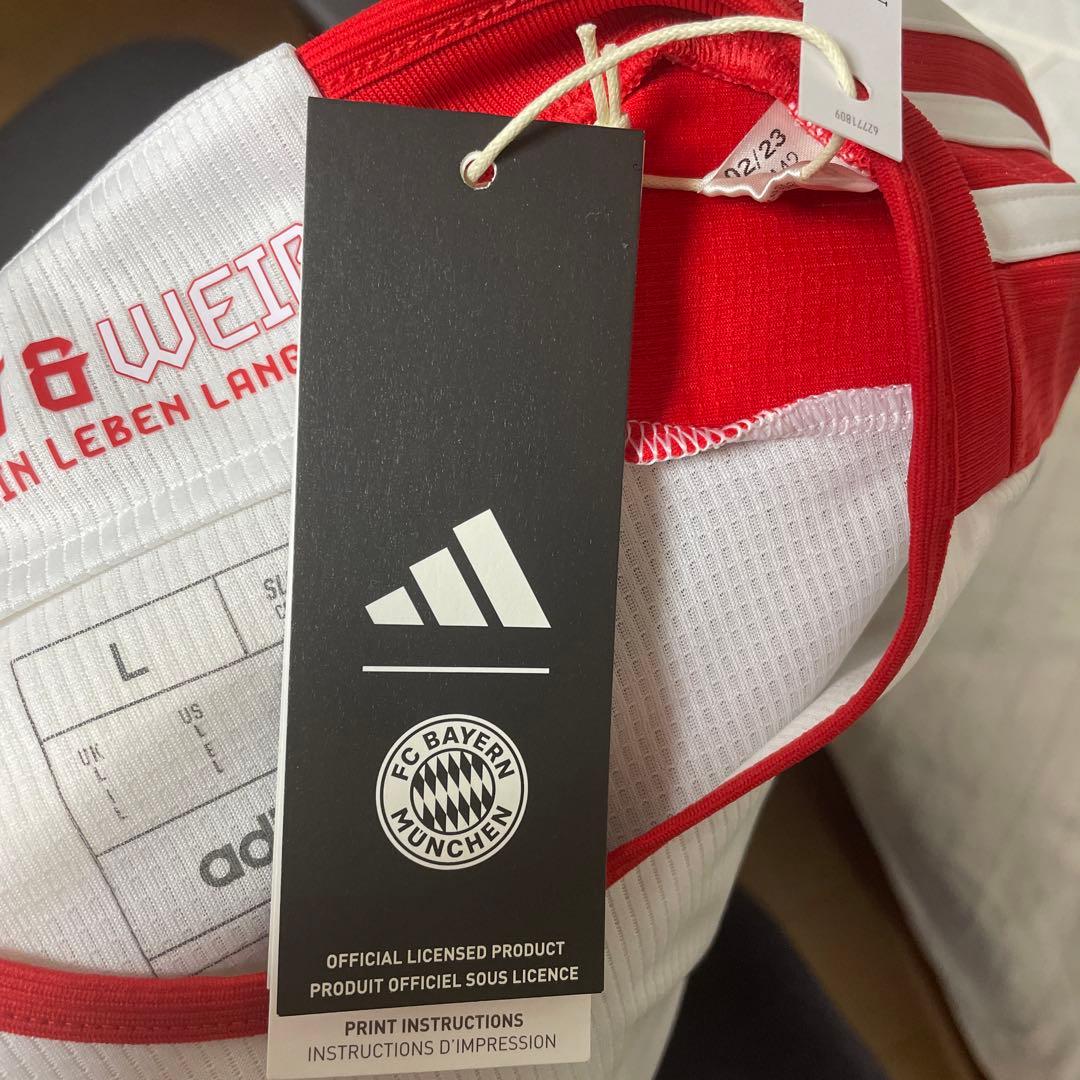 バイエルンサイン入りユニフォーム