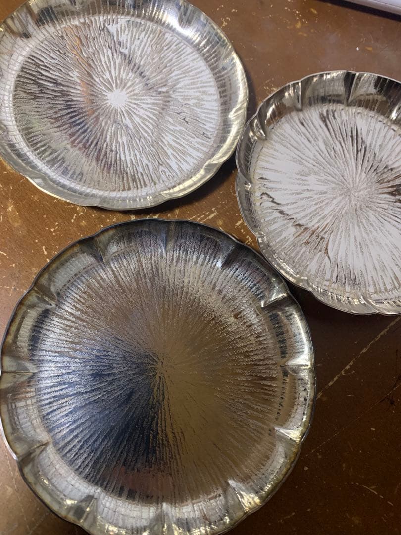 銀製　お皿3点　大丸京都店　194g