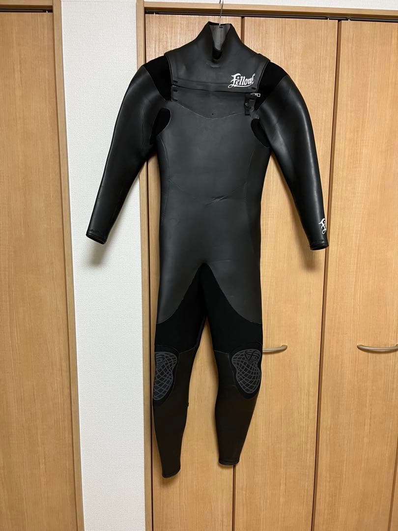 最終値下　Fellow ウェットスーツ セミドライ　5/3 ブラック　M