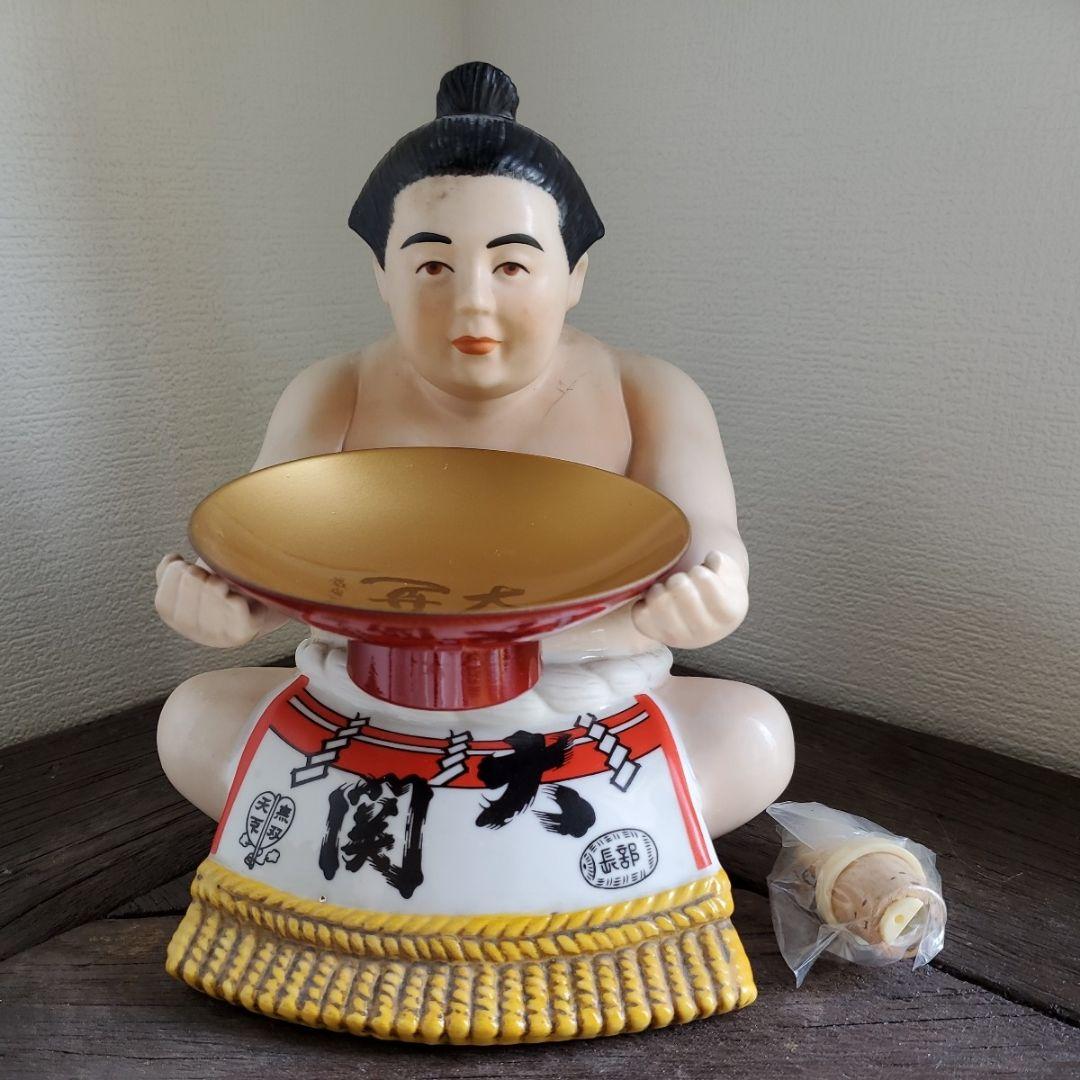 相撲人形型ボトル　大関　酒ボトル