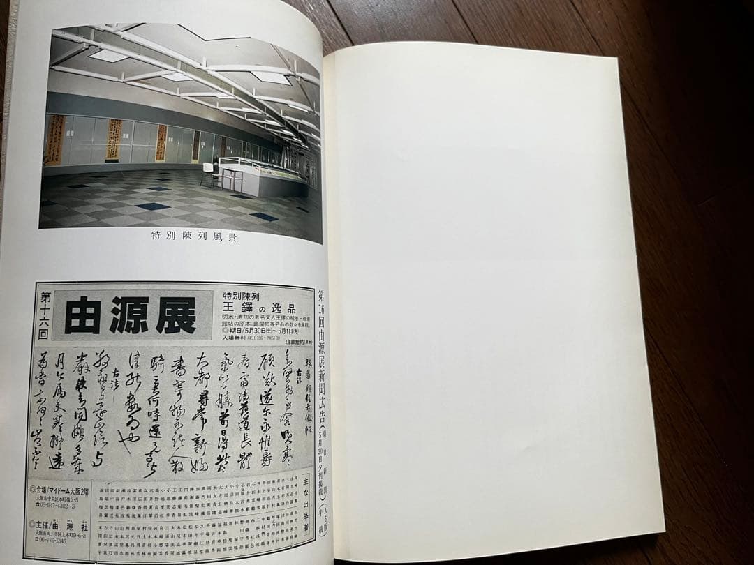 ★由源社★王鐸的逸品 特別展観 第十六回  由源展