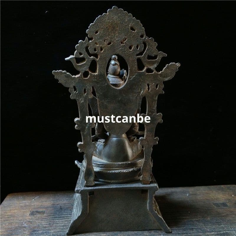 鉄器 仏像 蔵仏 茶室 仏堂に奉納 鎮宅辟邪 開運風水 招財 置物 工芸品